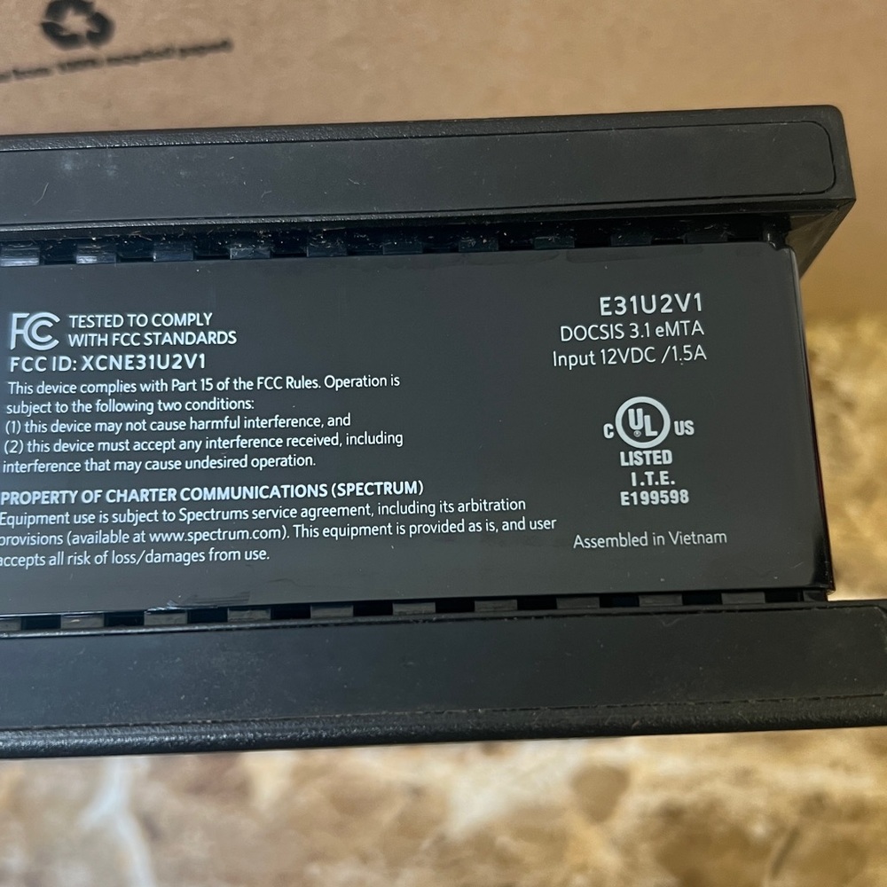 Spectrum Modem E31U2V1 - Picture 4 of 4